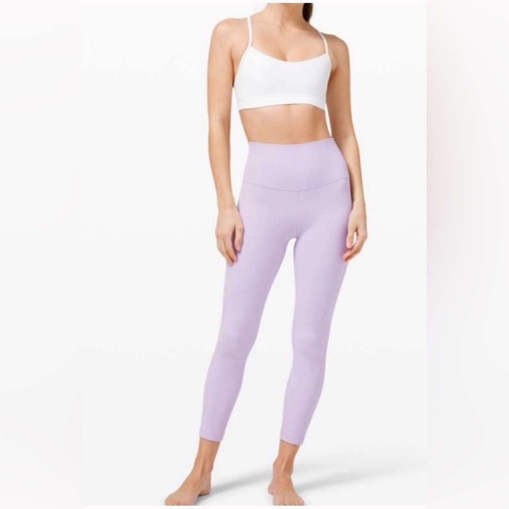 Lululemon Align High-Rise Pant 25” Lilac Ether Lavender NWT Size 10